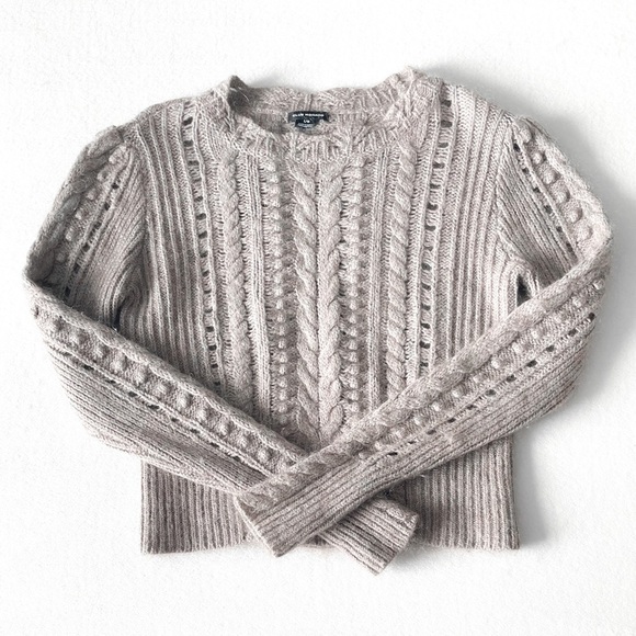 Club Monaco Cable Knit Scallop Sweater - Picture 8 of 12